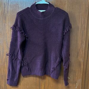 MICHAEL Michael Kors Deep Purple Turtleneck Sweater